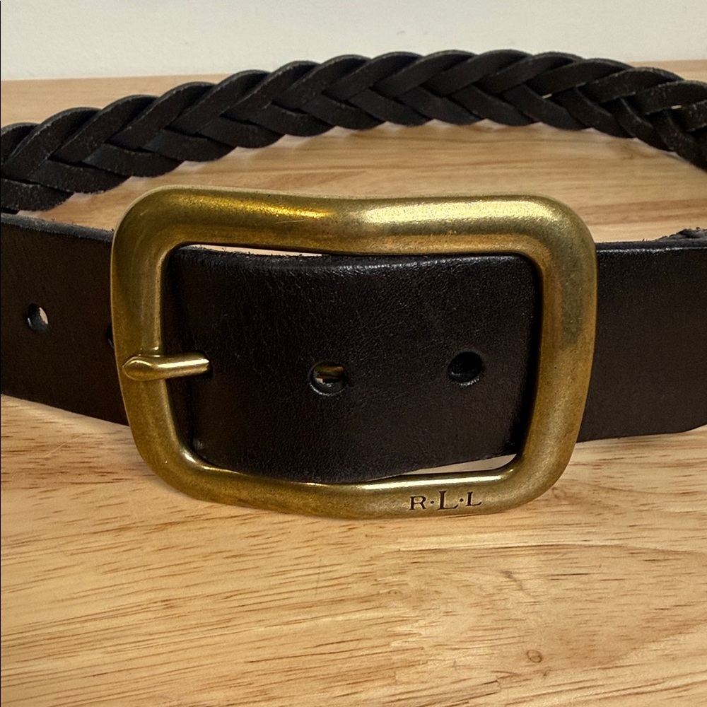 Women’s R.L.L. Leather Belt - Picture 2 of 16